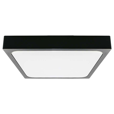 Plafonieră led 18w IP44 cu senzor 4000k alb neutru - negru [1]