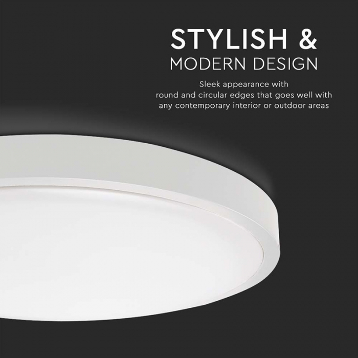 PLAFONIERA LED 24W 3000K IP44 CU SENZOR DE MISCARE [6]