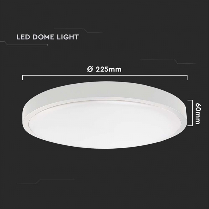 PLAFONIERA LED 24W 3000K IP44 CU SENZOR DE MISCARE [5]