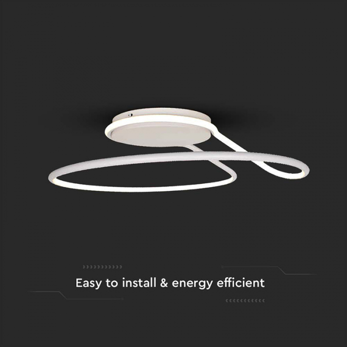 Plafoniera LED 24W 3in1 - alb [4]