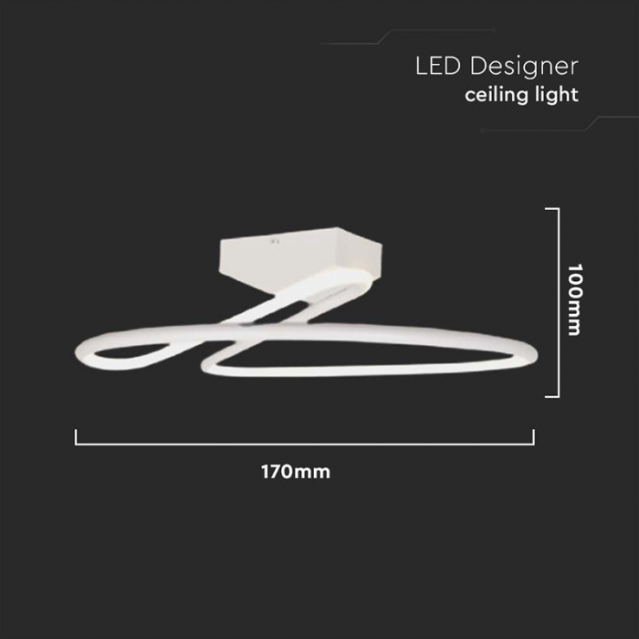 Plafoniera LED 24W 3in1 - alb [3]