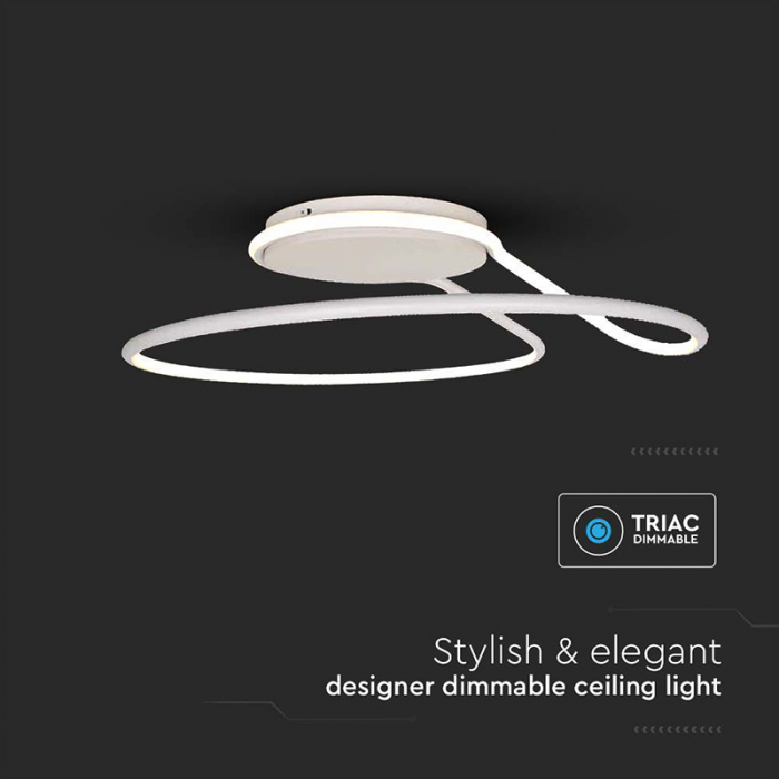 Plafoniera LED 24W 3in1 - alb [5]