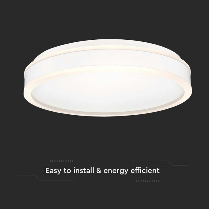PLAFONIERA LED 24W 3IN1 - ALB [5]