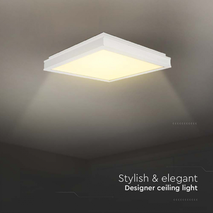 Plafoniera led 24w 3in1 - alb [6]