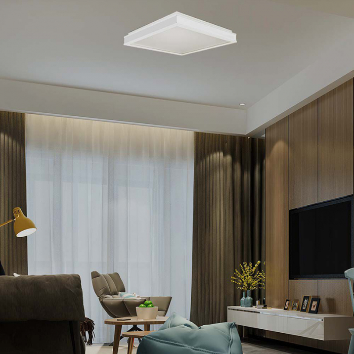 Plafoniera led 24w 3in1 - alb [8]