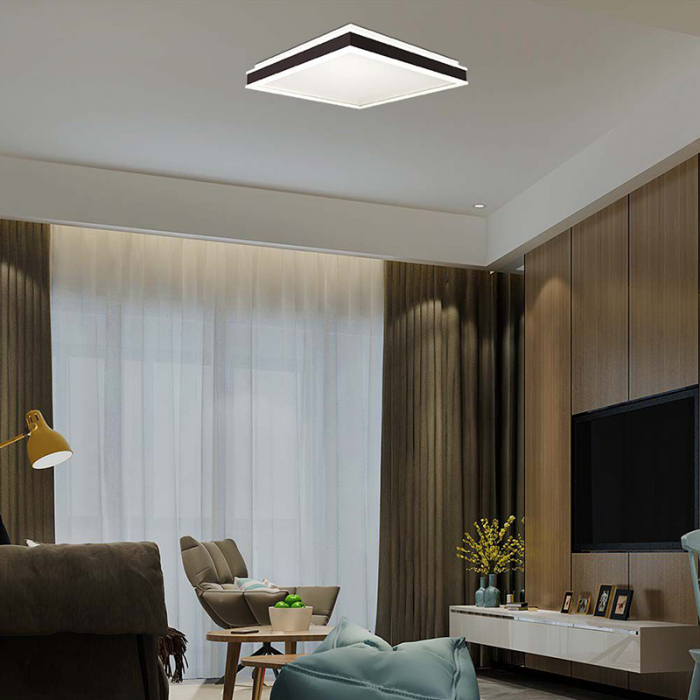 Plafoniera led 24w 3in1 - negru [8]