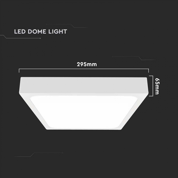 PLAFONIERA LED 24W 4000K IP44 CU SENZOR DE MISCARE [4]