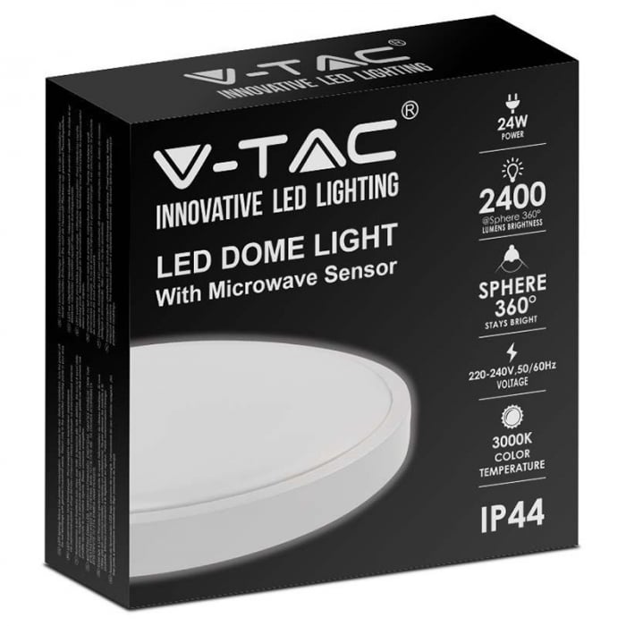 PLAFONIERA LED 24W 4000K IP44 CU SENZOR DE MISCARE [4]