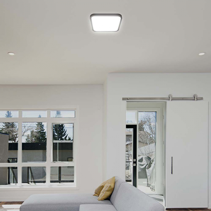 Plafoniera LED 24W 6500K IP44 negru V-Tac 76471 [9]