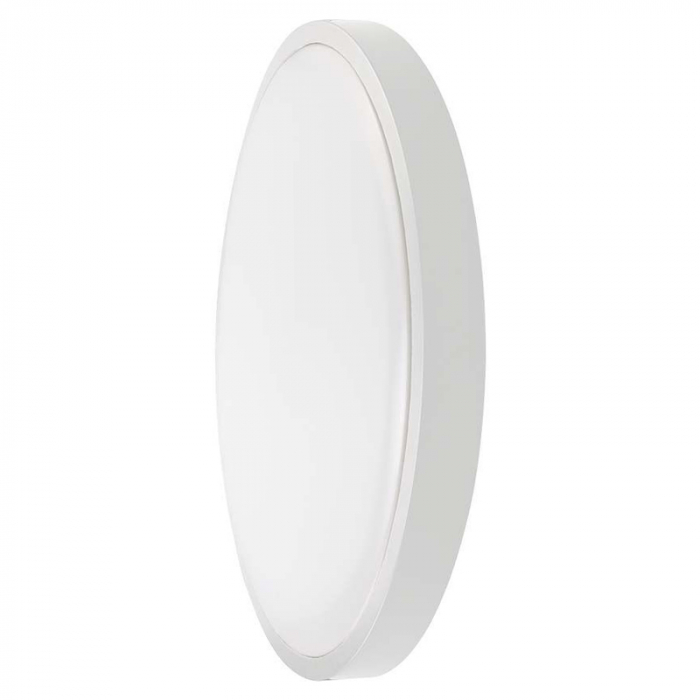 Plafonieră led 24w IP44 6500k alb rece - alb [2]