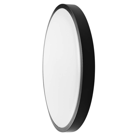 Plafoniera LED, 30W, IP44, cu senzor, 4000K, alb neutru, negru, V-TAC, SKU-76711 [1]