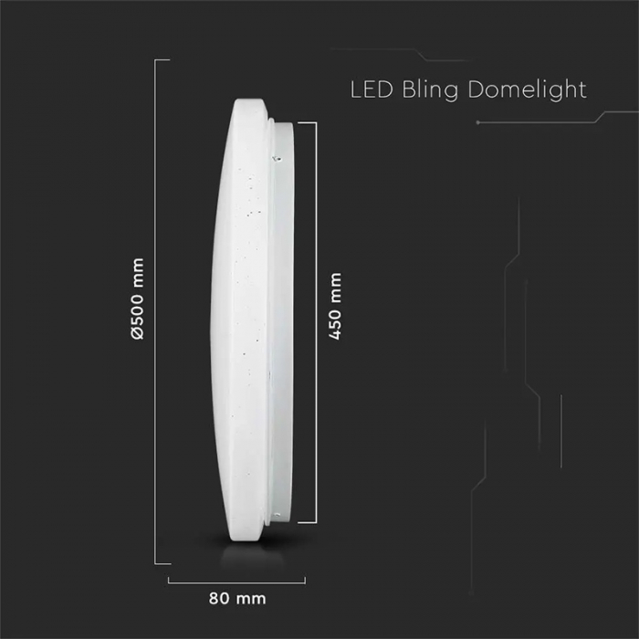 PLAFONIERA LED 36W 48CM 3 IN 1 - MODEL STELUTE [13]