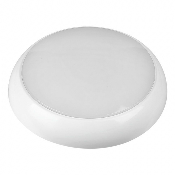 Plafoniera LED cu emergenta si senzor 8W/16W/20W (3in1 3000k-4000k-6500k)  IP65 alb IK08 V-TAC SKU-812-24 [10]