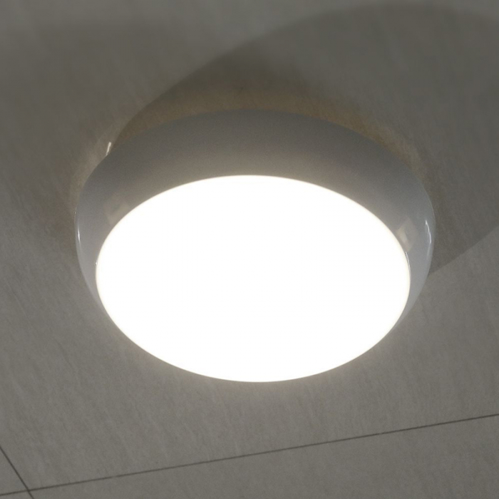 Plafoniera LED cu emergenta si senzor 8W/16W/20W (3in1 3000k-4000k-6500k)  IP65 alb IK08 V-TAC SKU-812-24 [7]