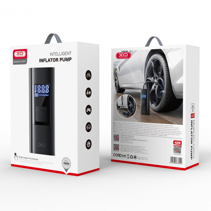 POMPA DE AER PORTABILA CU ACUMULATOR 6000MAH [6]