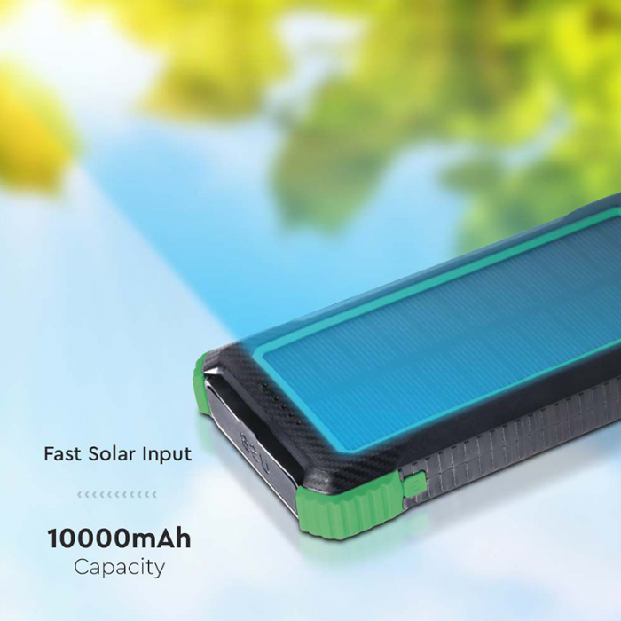 POWER BANK 10000MAH CU INCARCARE SOLARA [4]