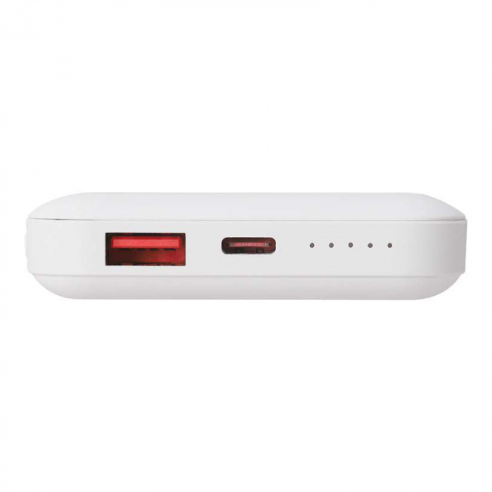 POWER BANK 10000MAH CU INEL MAGNETIC INCARCARE WIRELESS - ALB [8]