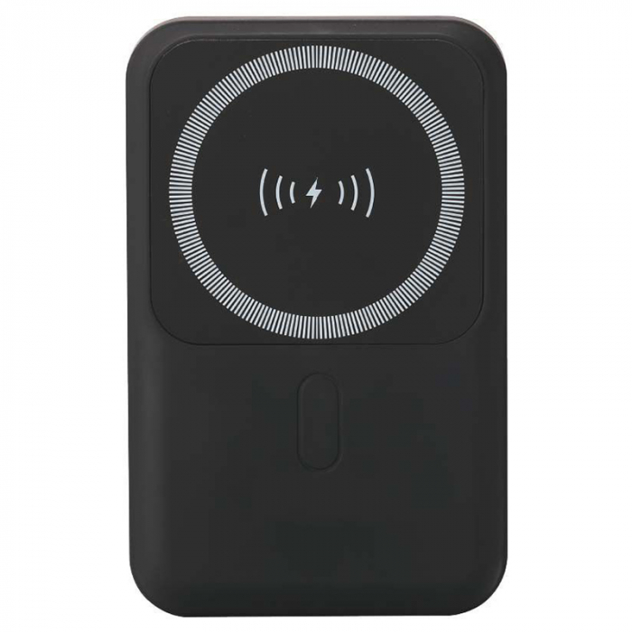 POWER BANK 10000MAH CU INEL MAGNETIC INCARCARE WIRELESS - NEGRU [7]