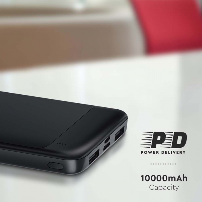 POWER BANK 10000MAH FAST CHARGE - NEGRU [5]