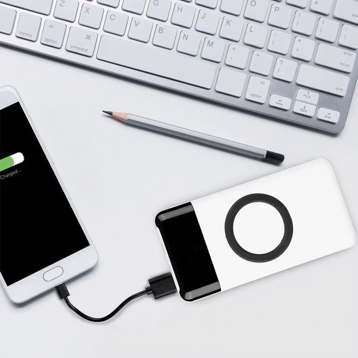 POWER BANK 10000MAH INCARCARE WIRELESS - ALB [10]