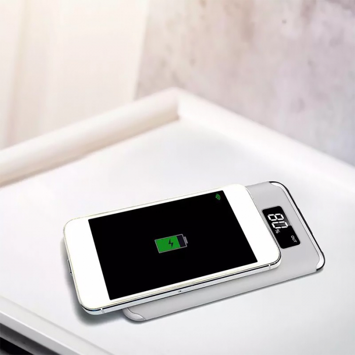 POWER BANK 10000MAH INCARCARE WIRELESS - ALB [10]
