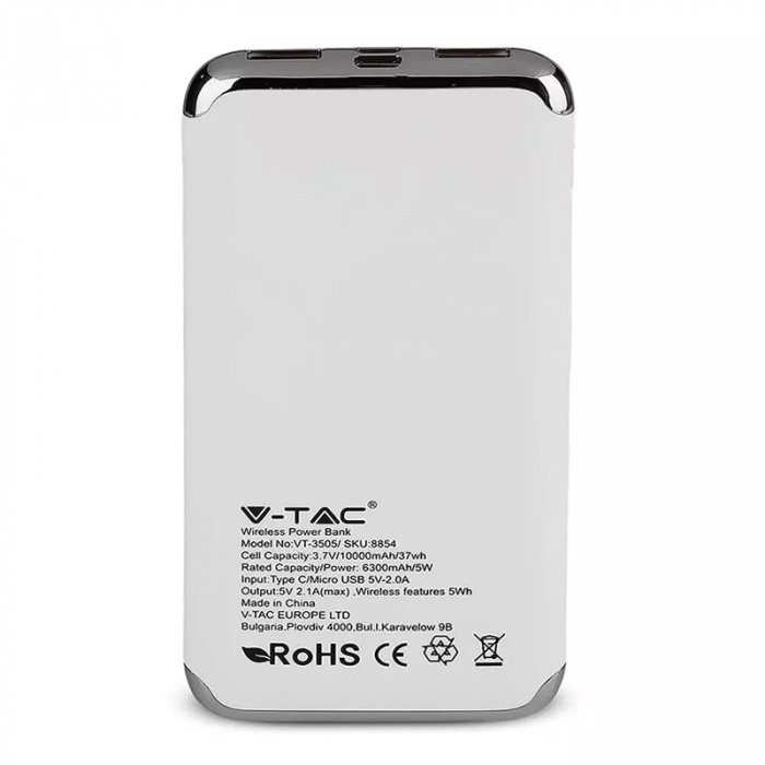 POWER BANK 10000MAH INCARCARE WIRELESS - ALB [7]