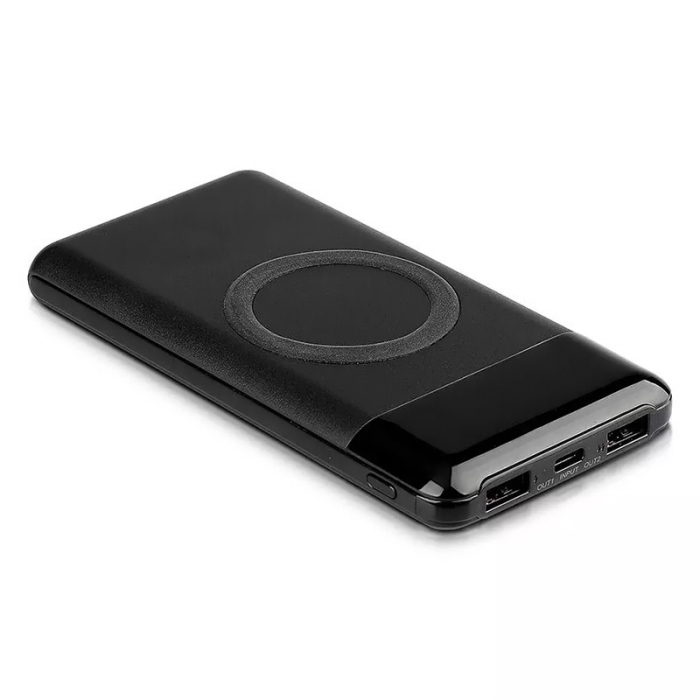 POWER BANK 10000MAH INCARCARE WIRELESS - NEGRU [4]