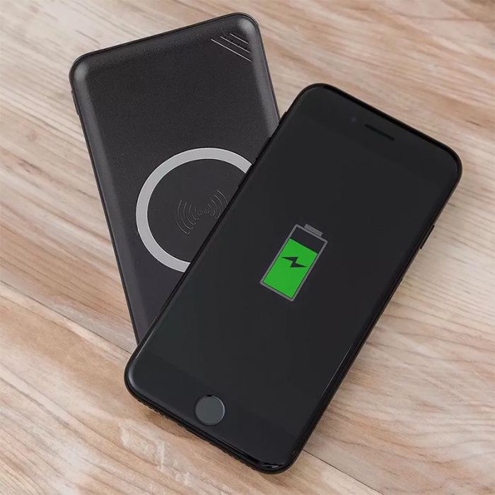 POWER BANK 10000MAH INCARCARE WIRELESS - NEGRU [8]