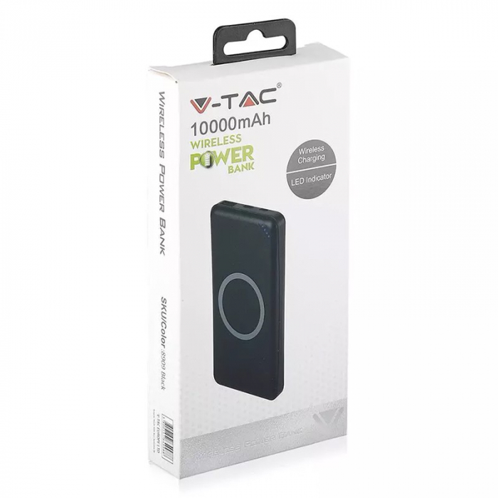 POWER BANK 10000MAH INCARCARE WIRELESS - NEGRU [6]