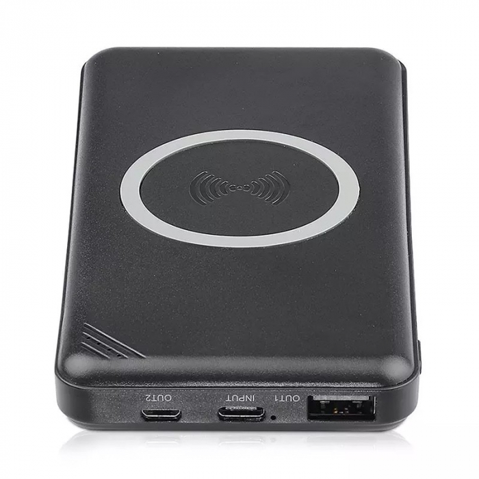 POWER BANK 10000MAH INCARCARE WIRELESS - NEGRU [4]