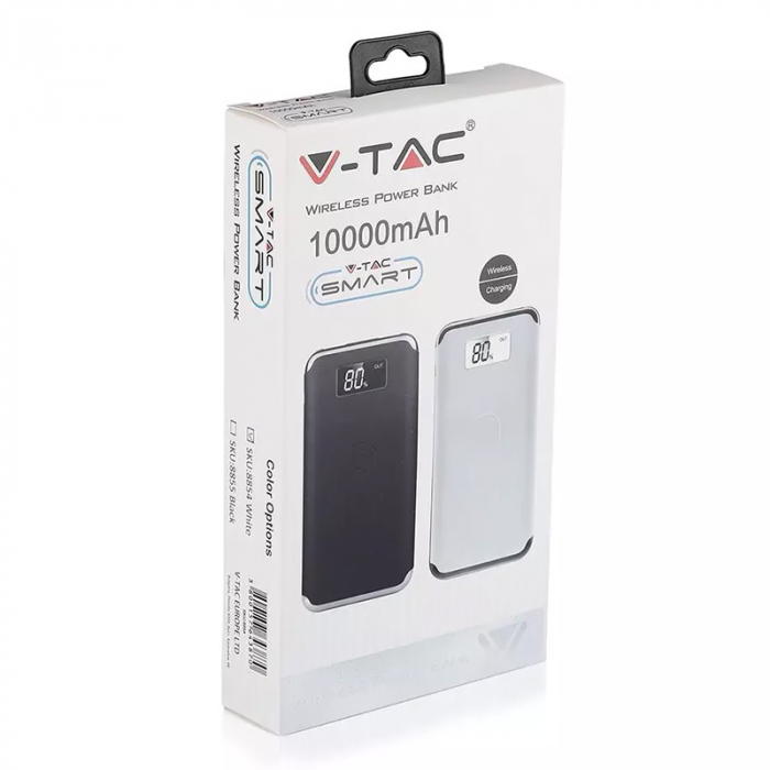 POWER BANK 10000MAH INCARCARE WIRELESS - NEGRU [6]