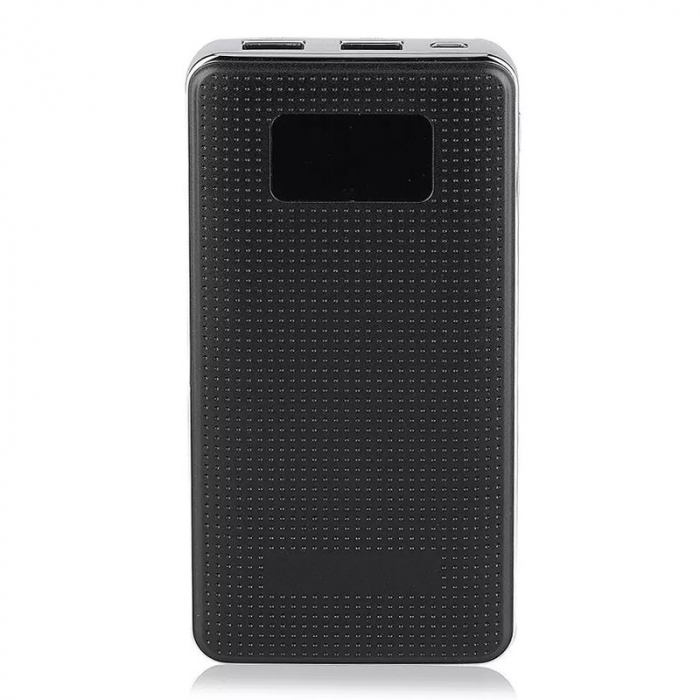 POWER BANK 10000MAH PIELE/CROM - NEGRU [4]