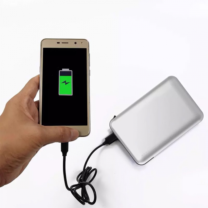 POWER BANK 5000MAH CABLU INCORPORAT - ALB [7]