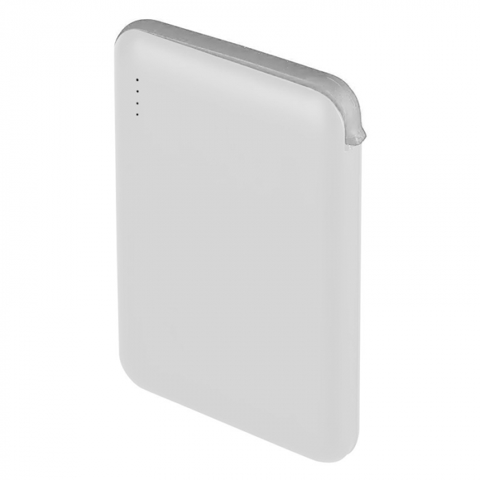 POWER BANK 5000MAH CABLU INCORPORAT - ALB [2]