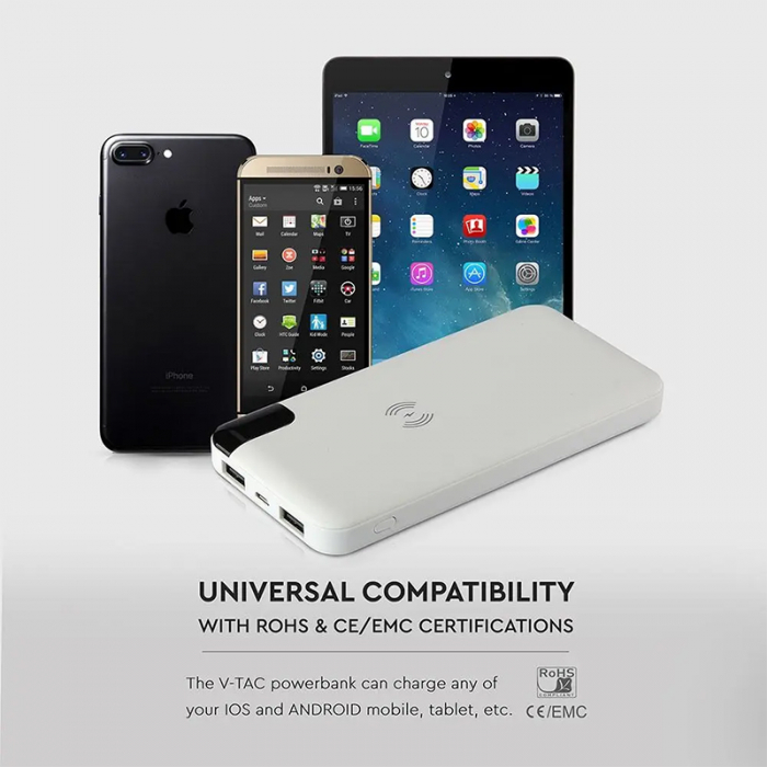 POWER BANK 8000MAH INCARCARE WIRELESS - ALB [6]