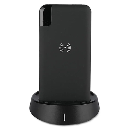 Power bank 8000mah incarcare wireless model stand negru V-tac [1]