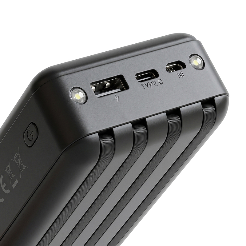 POWER BANK CU INCARCARE SOLARA 20000MAH - NEGRU [5]