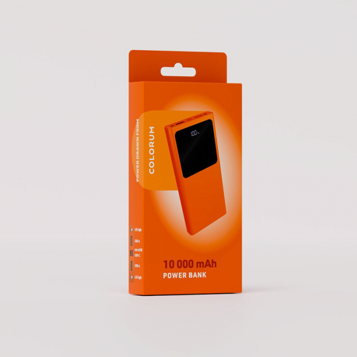 POWER BANK PD + QC 10000MAH - PORTOCALIU [4]
