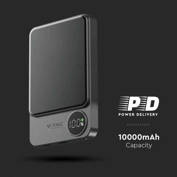 POWER BANK ULTRA SLIM 10000MAH WIRELESS FAST CHARGING [5]