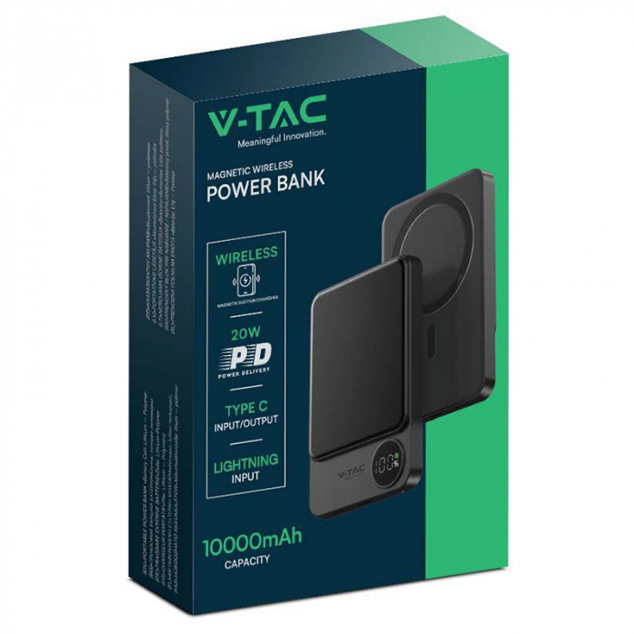 POWER BANK ULTRA SLIM 10000MAH WIRELESS FAST CHARGING [3]