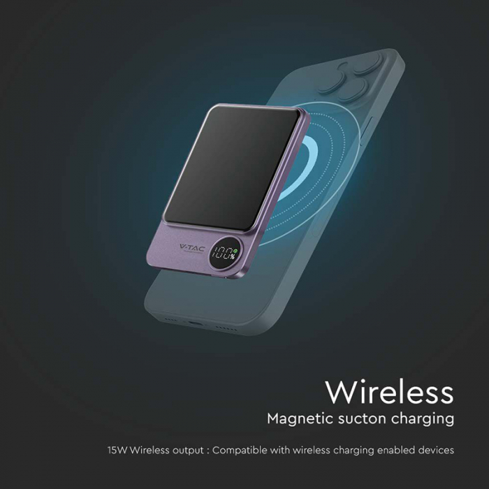 POWER BANK ULTRA SLIM 5000MAH WIRELESS FAST CHARGING [7]