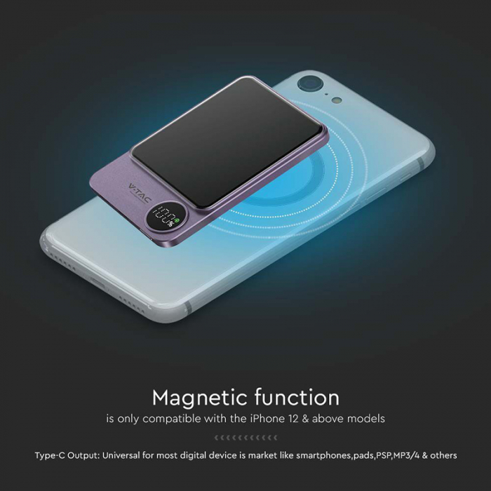 POWER BANK ULTRA SLIM 5000MAH WIRELESS FAST CHARGING [8]