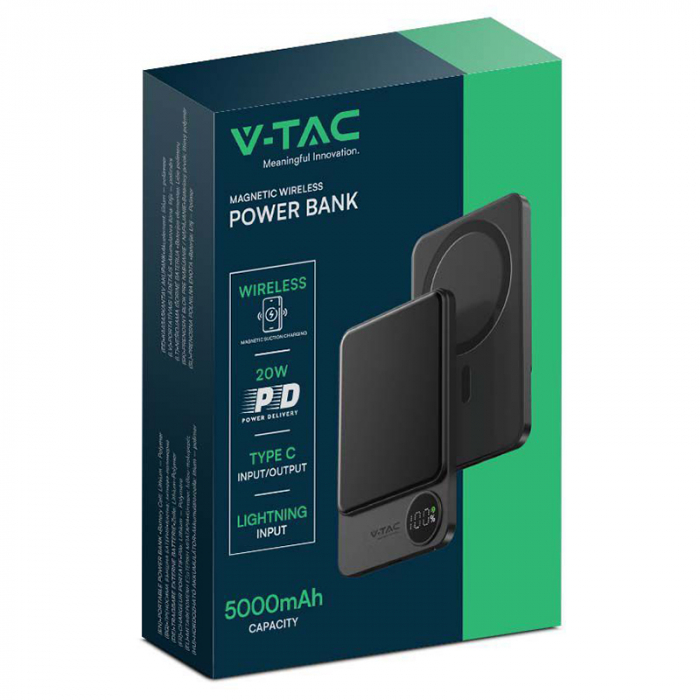 POWER BANK ULTRA SLIM 5000MAH WIRELESS FAST CHARGING [3]