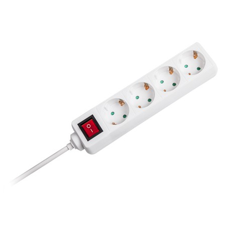 PRELUNGITOR 4 CAI CU INTRERUPATOR 1.5M( 3G1.5MM2) ALB [1]