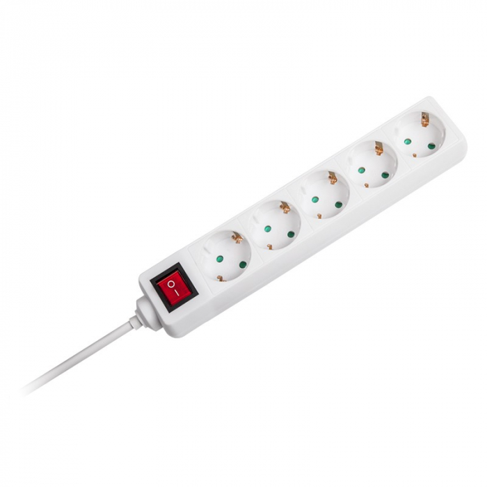 PRELUNGITOR 5 CAI CU INTRERUPATOR 5M( 3G1.5MM2) ALB [2]
