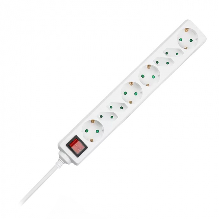 PRELUNGITOR 8 CAI CU INTRERUPATOR 1.5M( 3G1.5MM2) - ALB [2]