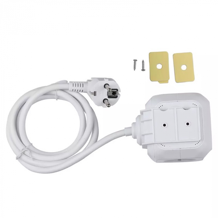 PRELUNGITOR CUBIC 3X1.5MM 1.4M 4 CAI 16A + 2 USB 2.1A [5]