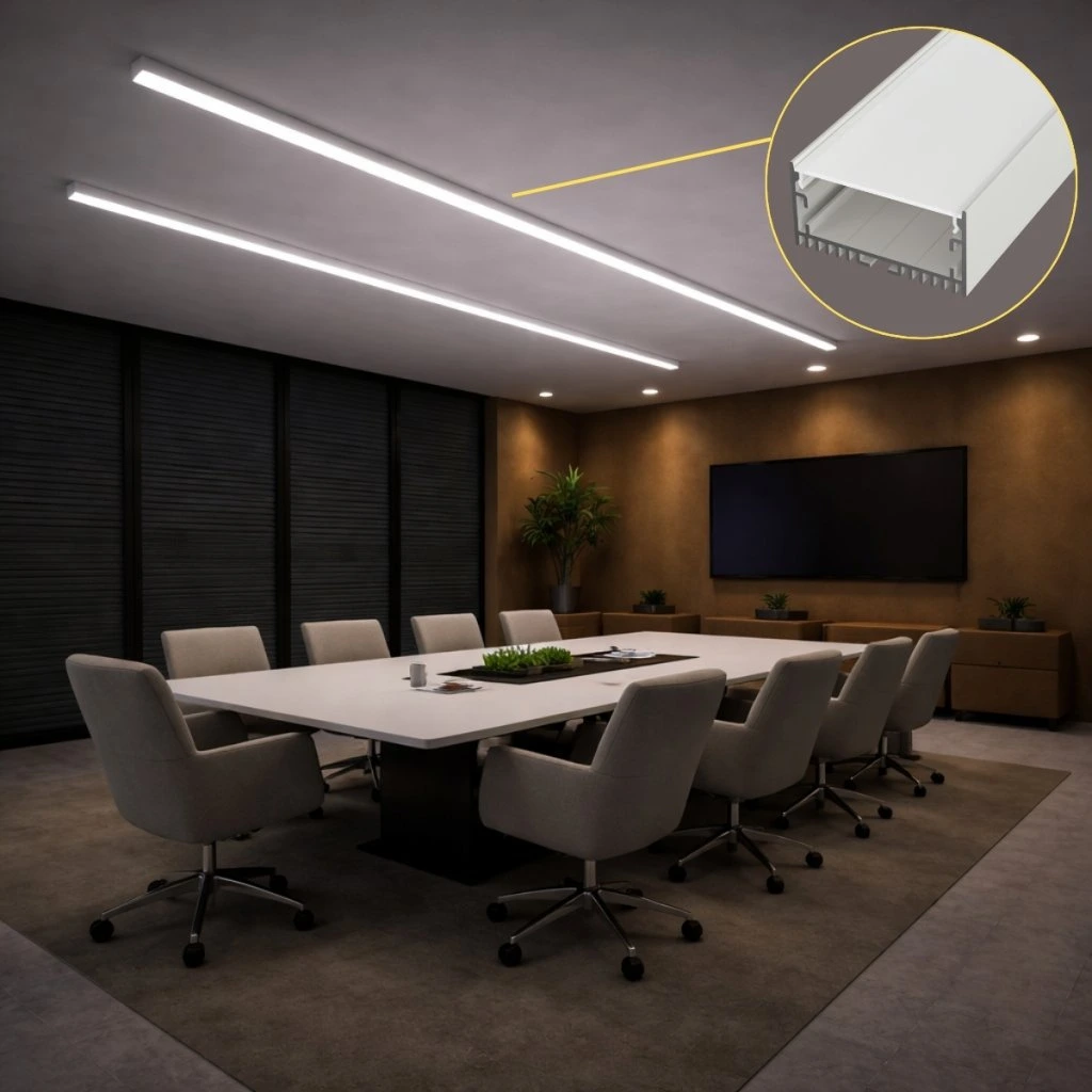 Profil banda led aparent pentru rigips, 40mm/2m [6]