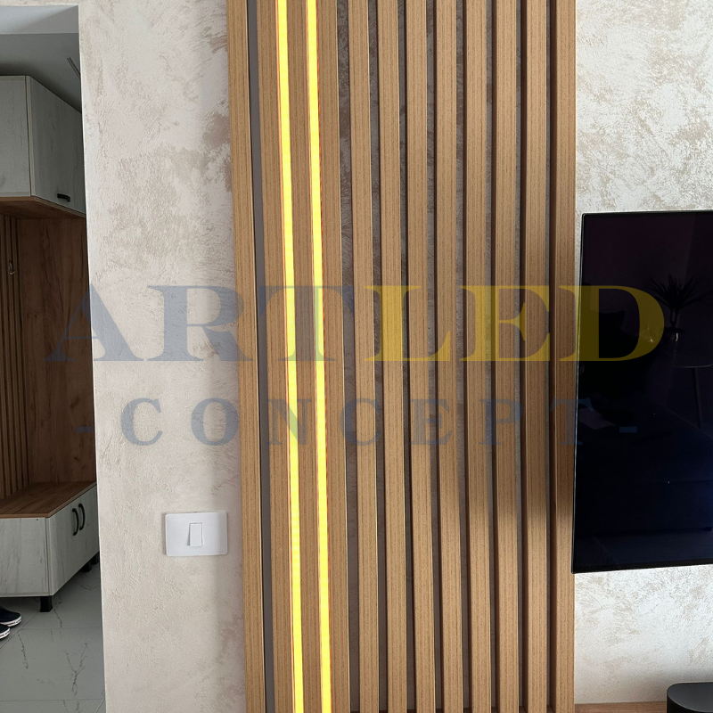 Profil Aluminiu Aplicat pentru Bandă LED, 2m, 17.2mm x 15.5mm, corp argintiu, capac mat, V-TAC, SKU-3366 [4]