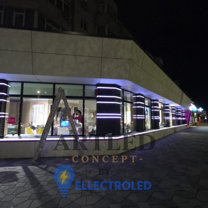 PROFIL ALUMINIU PENTRU BANDA LED 2M 50MM X 20MM [2]